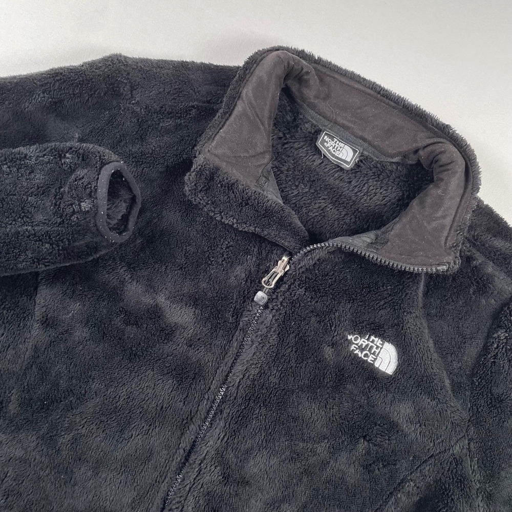 The‎ North Face Osito Fleece Jacket Black Full Zip Cozy Warm Women's Size XL